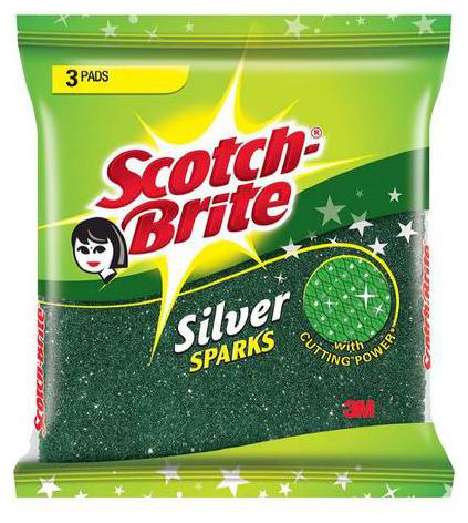 

Scotch-Brite Silver Sparks Scrub Pad 3 pcs