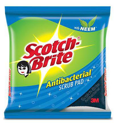 

Scotch brite Scrub Pad - Anti- Bacterial Large 1 pc