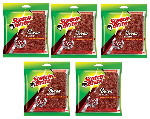 

Scotch Brite Power Scrub (Pack of 5)