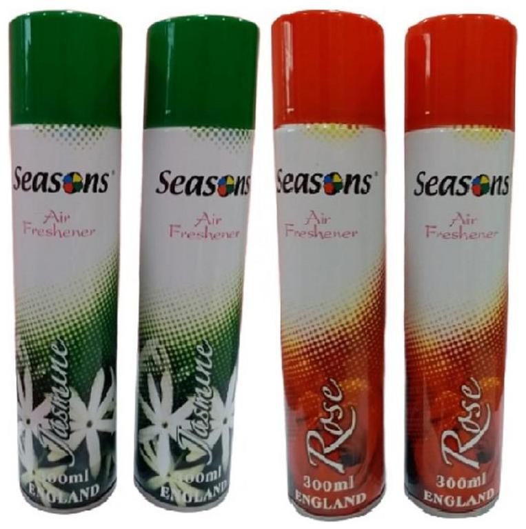 

Seasons Rose Jasmine Air Freshener 300ml (Pack of 4)