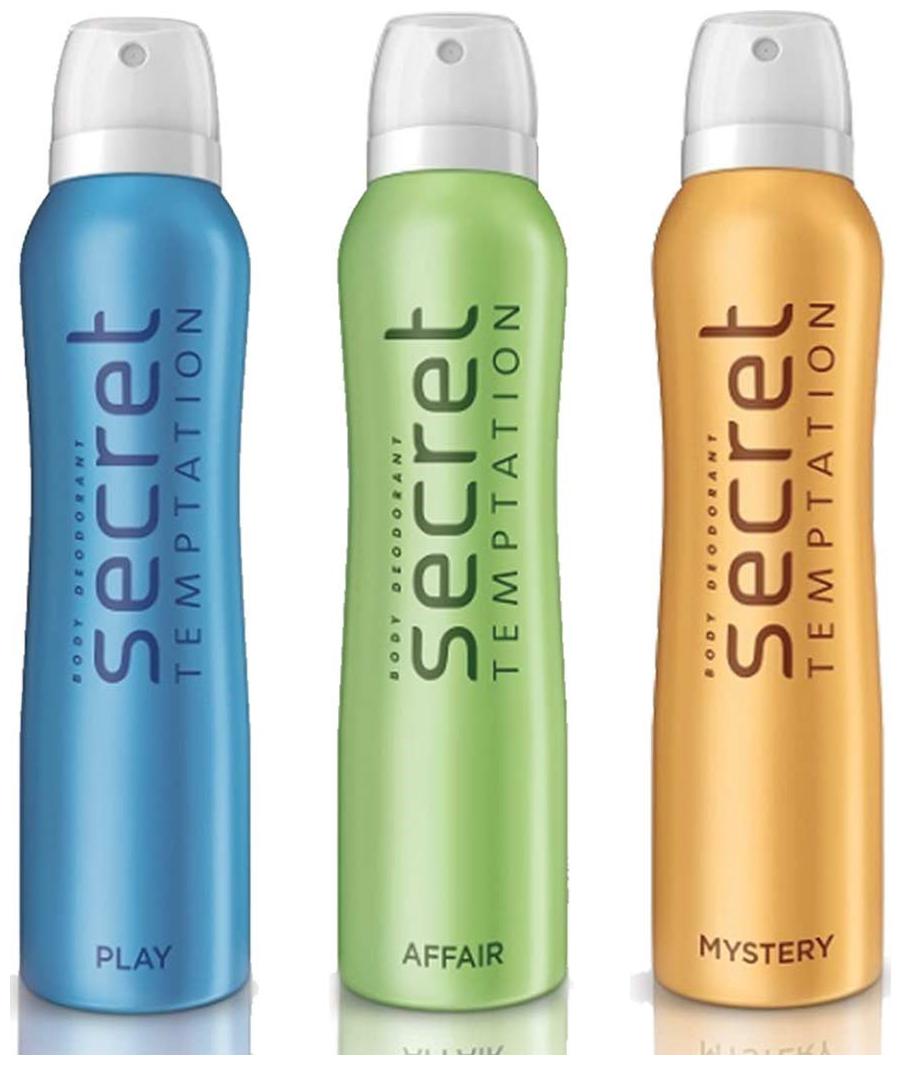 

Secret Temptation Mystery Play Affair Deodorant (Pack Of 3)