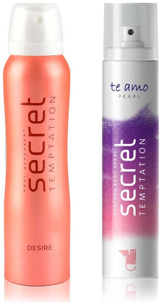 

Secret Temptation Desire and Te Amo Pearl Deodorant and Body Perfume for women (150 ml 120 ml )