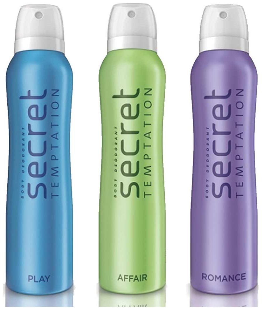 

Secret Temptation Play Romance Affair Deodorant (Pack Of 3)