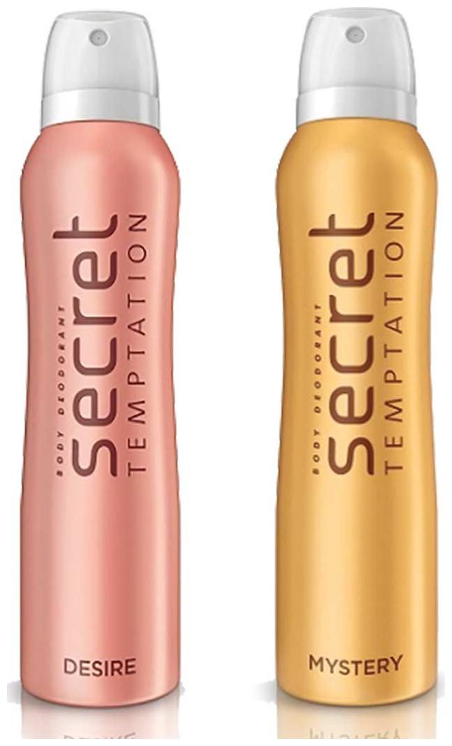 

Secret Temptation Desire And Mystery Deodorant For Women 150 ml (Pack Of 2)