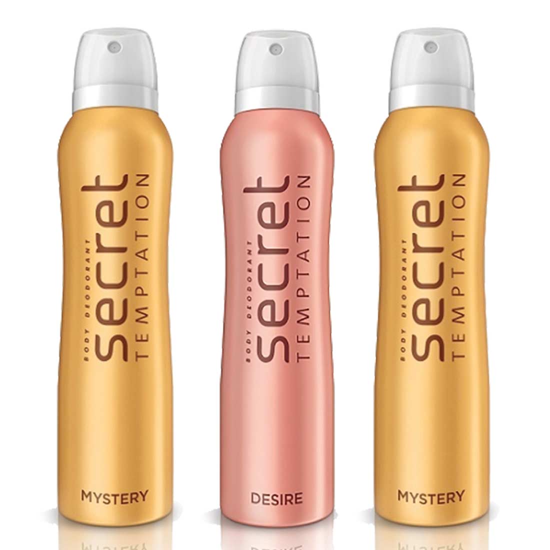

Secret Temptation Desire And Mystery Deodorant For Women 150 ml (Pack Of 3)