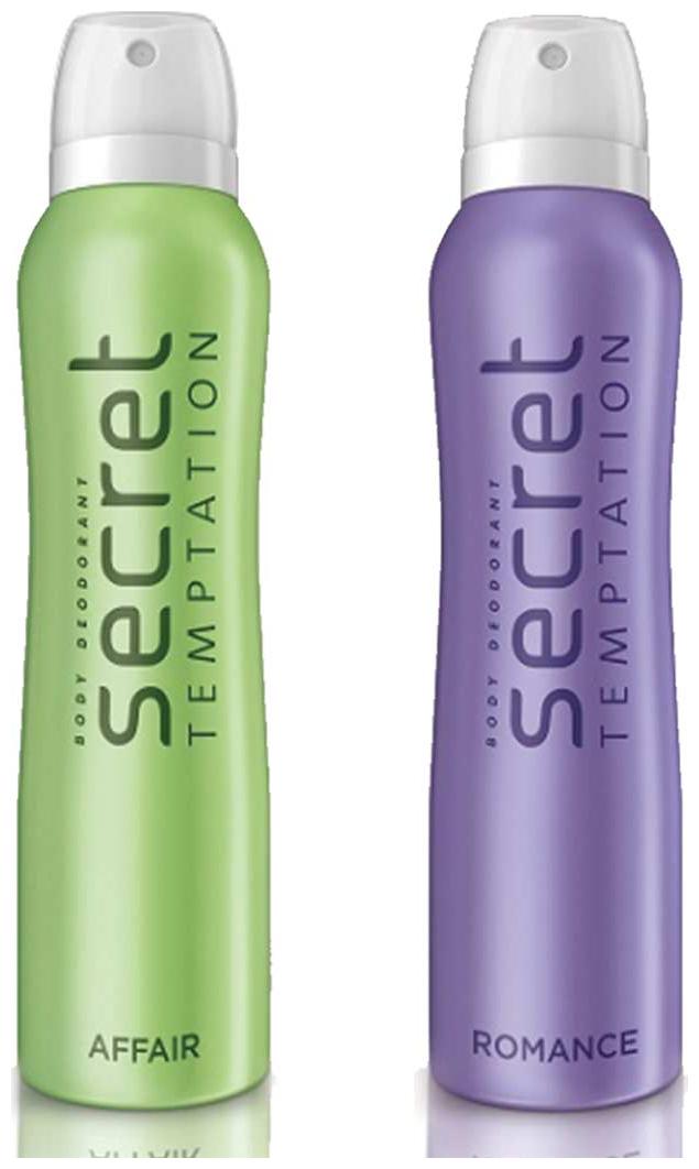 

Secret Temptation Affair And Romance Deodorant For Women 150 ml (Pack Of 2)