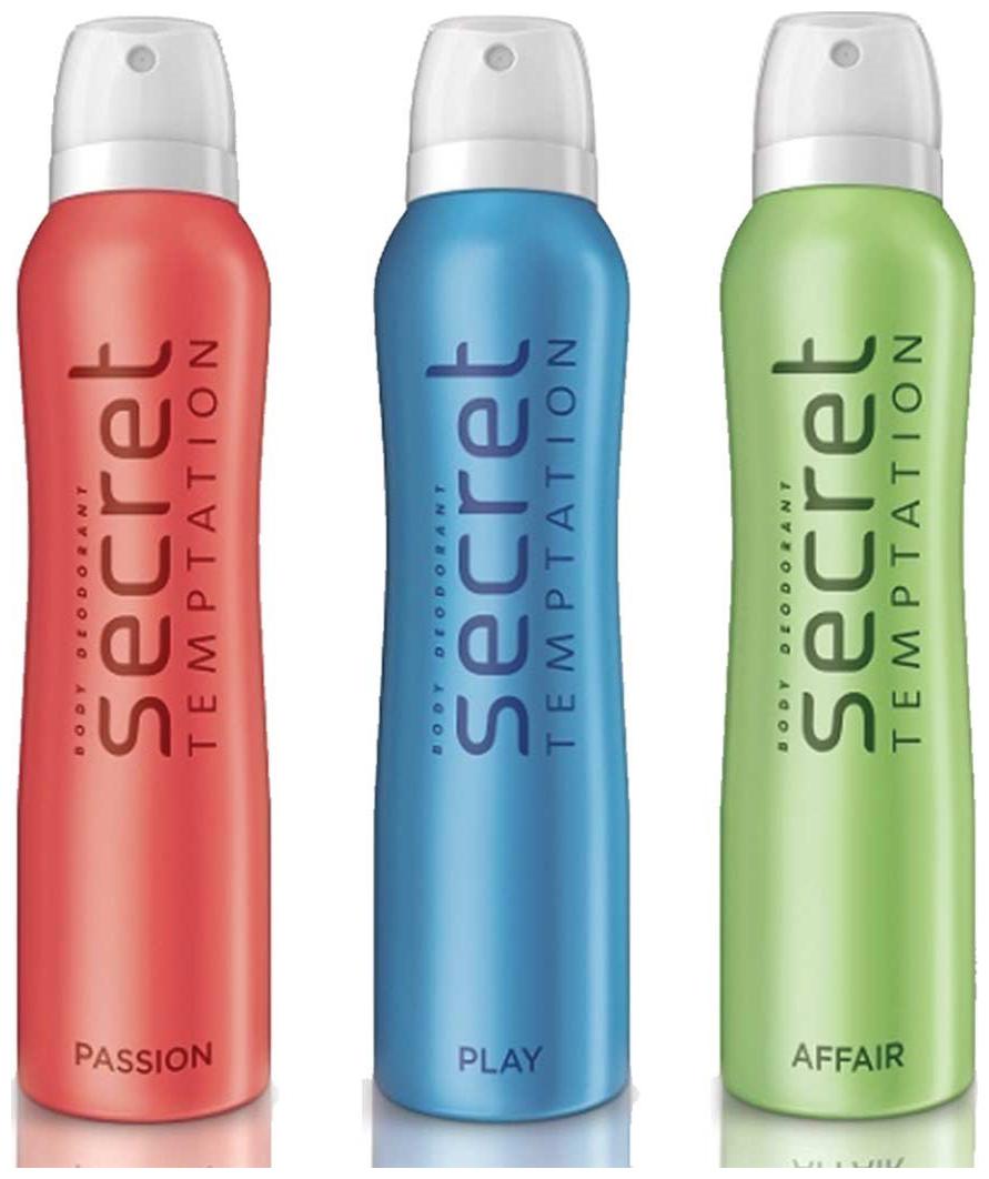 

Secret Temptation Passion Play Affair Deodorant (Pack Of 3)