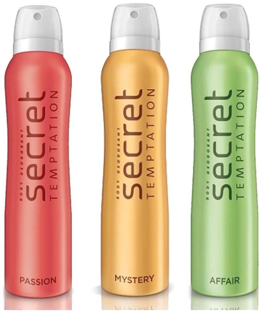 

Secret Temptation Mystery Passion Affair Deodorant (Pack Of 3)