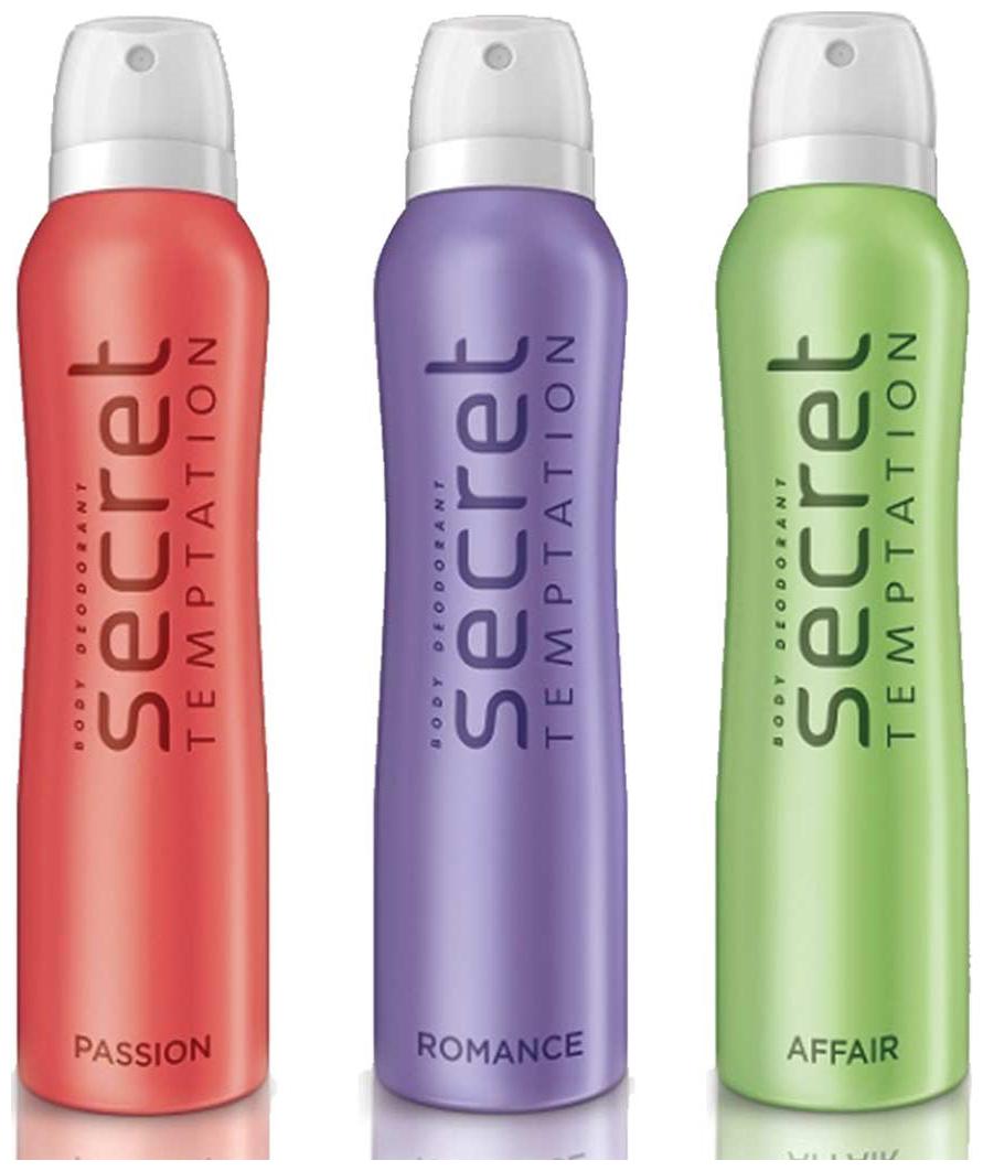 

Secret Temptation Passion Romance Affair Deodorant (Pack Of 3)