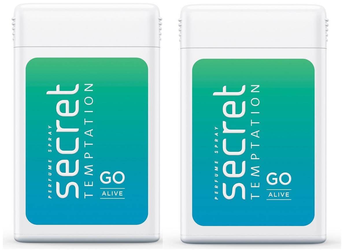 

Secret Temptation Go Alive Pocket Perfumes For Women - 18 ml each (Pack of 2)