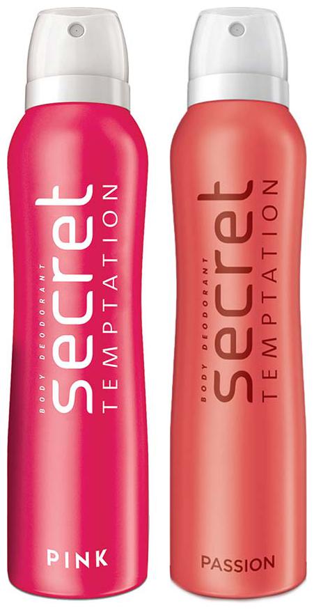 

Secret Temptation Passion and Pink Deodorant for Women 150 ml ( Pack of 2 )