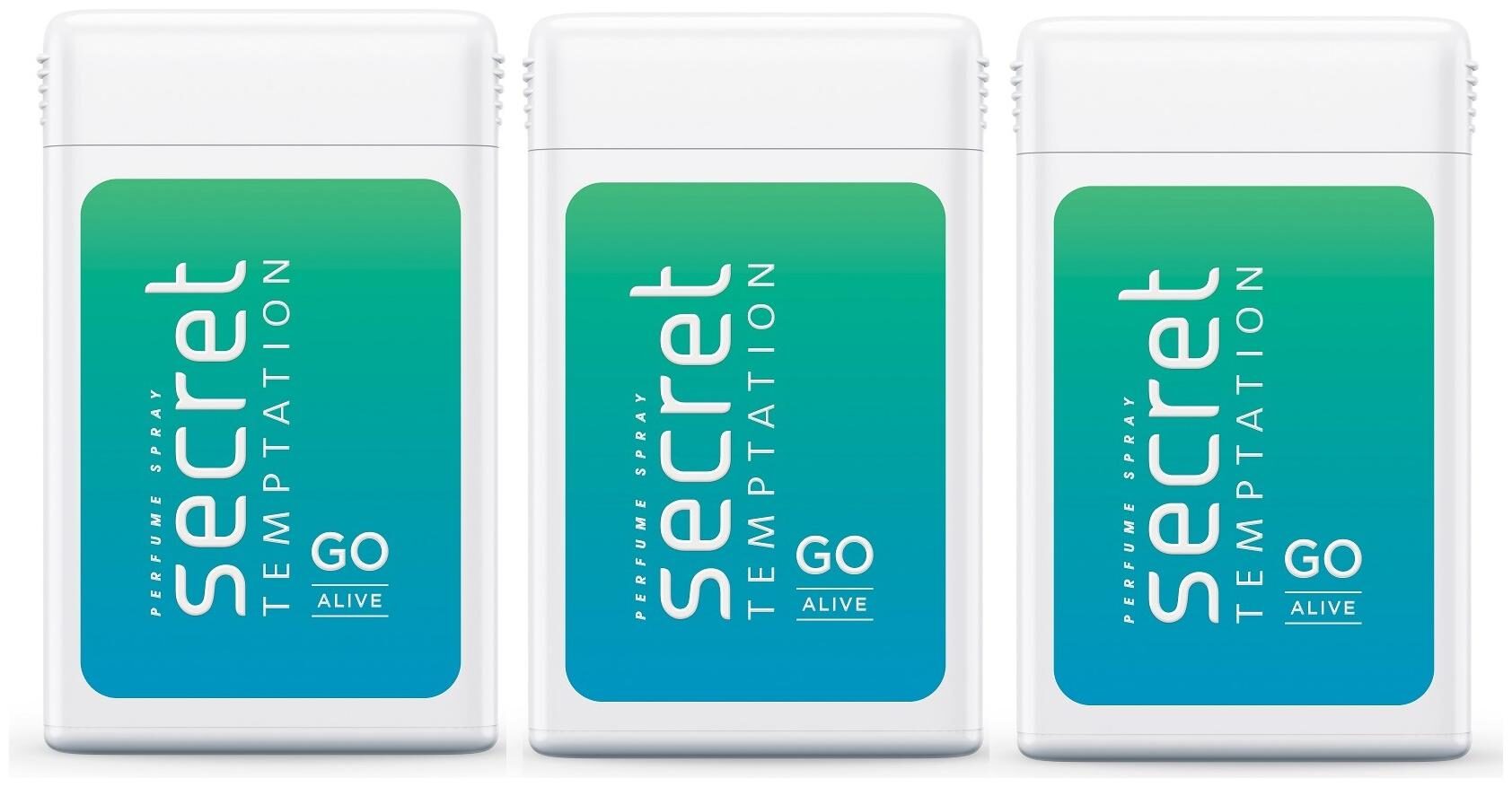 

Secret Temptation Go Alive Pocket Perfumes For Women - 18 ml each (Pack of 3)