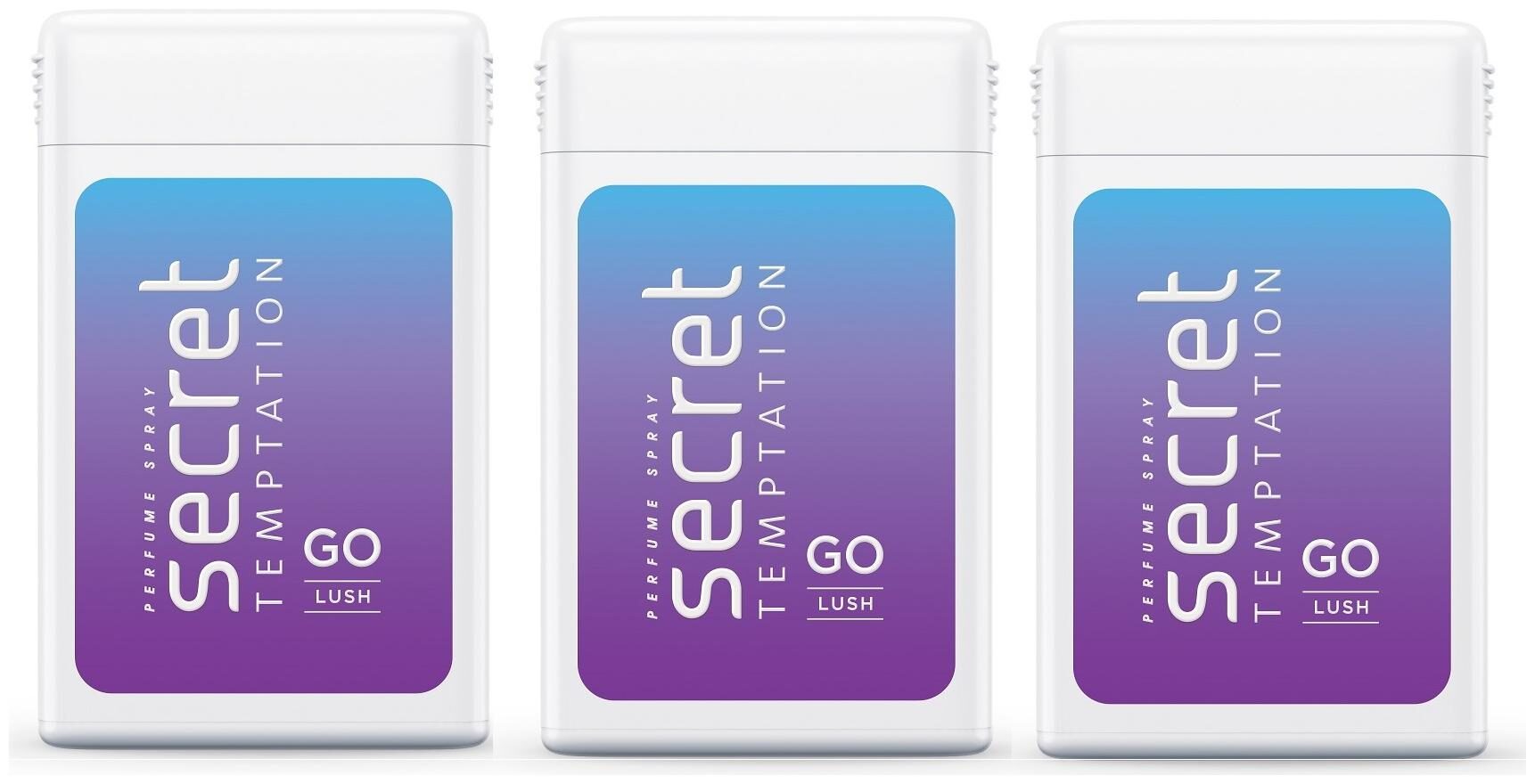

Secret Temptation Go Lush Pocket Perfumes For Women - 18 ml each (Pack of 3)
