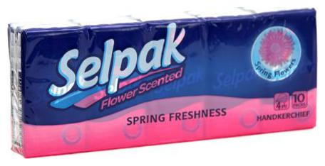 

Selpak Flower Perfumed Pocket Hanky Tissue 10 pcs