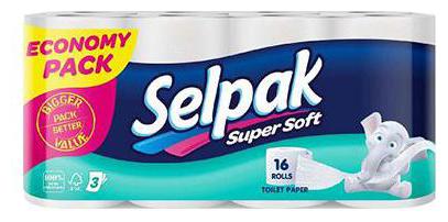 

Selpak Imported Toilet Tissue Paper - Supersoft Plain Large Economical Pack 3Ply 16 Rolls