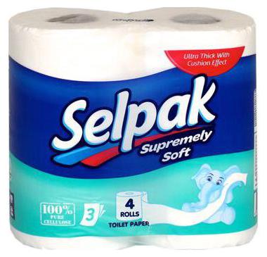 

Selpak Supremely Soft Toilet Roll Plain 3 ply 80 g