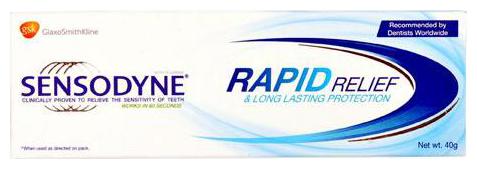 

Sensodyne Toothpaste - Rapid Relief Long Lasting Protection (for Sensitive Teeth) 40 g