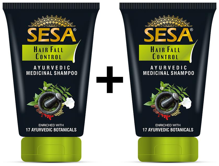 

Sesa Ayurvedic Hairfall Control Shampoo with Herbs 100 ml (Pack of 2)