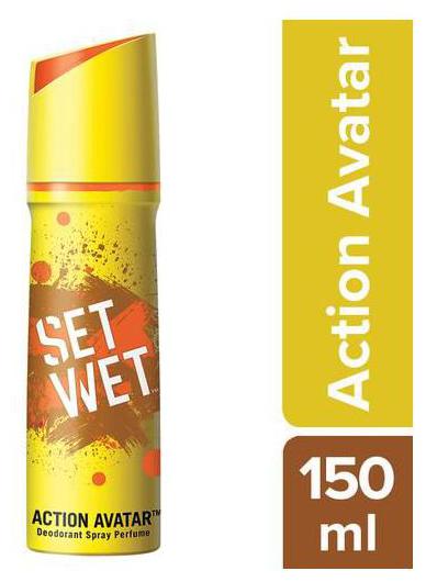 

Set Wet Action Avatar Deodorant Body Spray Perfume For Men 150ml