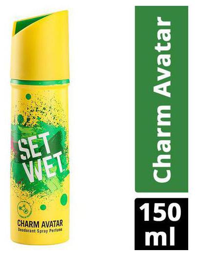 

Set Wet Charm Avatar Deodorant Spray Perfume 150 ml