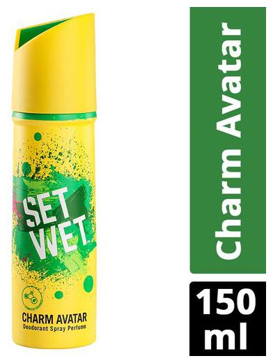 

Set Wet Charm Avatar Deodorant Spray Perfume 150 ml