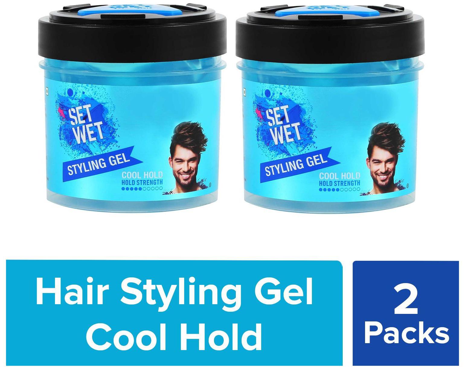 

Set Wet Cool Hold Hair Gel 250 ml(Pack of 2)