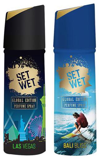 

Set Wet Global Edition Bali Bliss 120 ml With Las Vegas Live Perfume Spray 120 ml