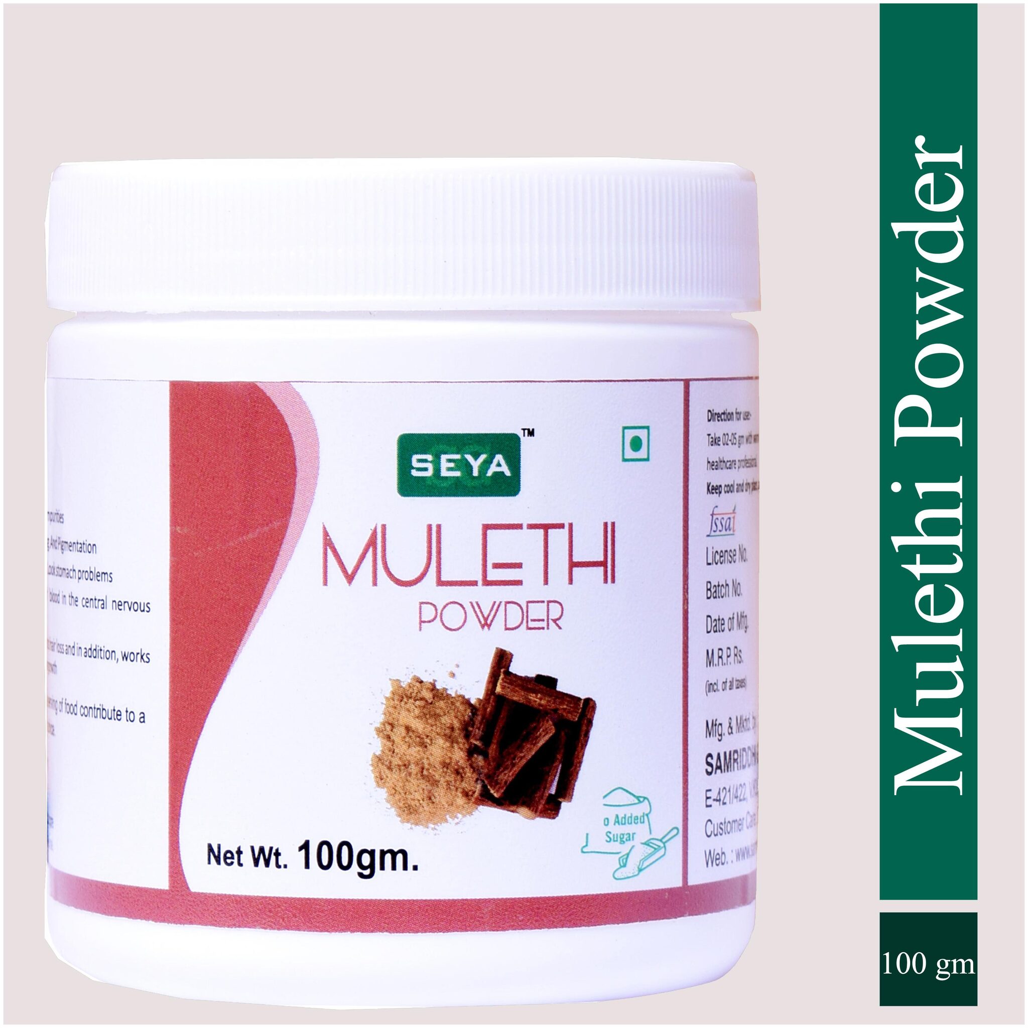 

Seya Mulethi Powder 100 g (Pack of 1)