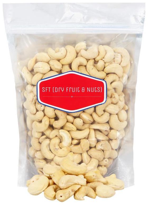 

SFT Cashew Kernels (Pure Mangalore) Nuts Natural Exotic Quality (Kaju Sabut Whole Cashews) 500 g Grade - W 210 No