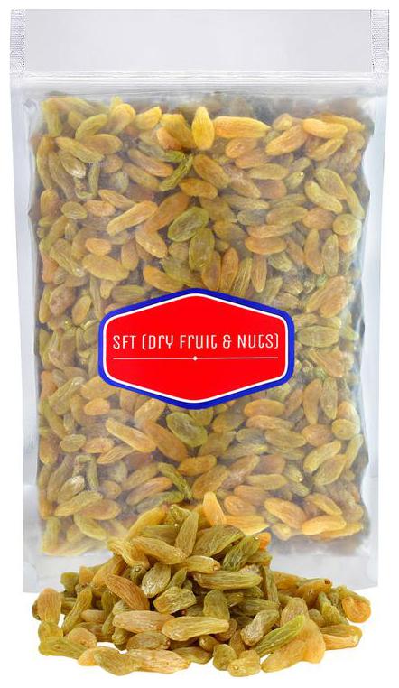 

SFT Raisins Afghani Green (Kishmish) Seedless Dry Grapes 250 g