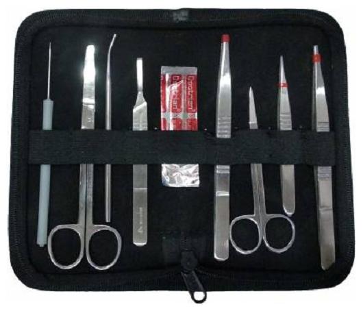 

Shakuntla Stainless Steel Dissection Instrument Kit (Set of 9 pcs content)