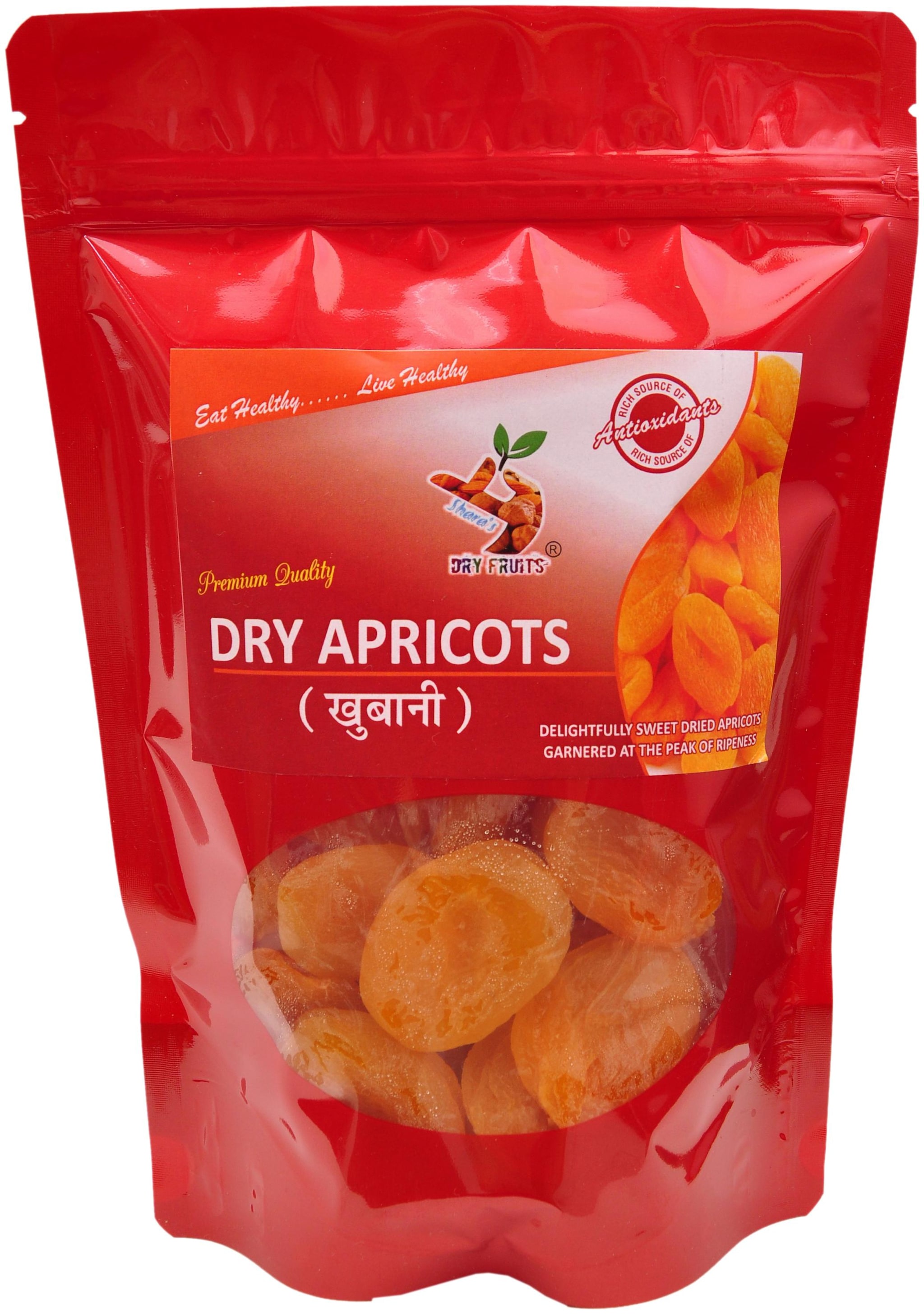 

Shara s Dry Fruits Premium Dried Pitted Natural Apricots(Khubani) 250g (Pack of 1)