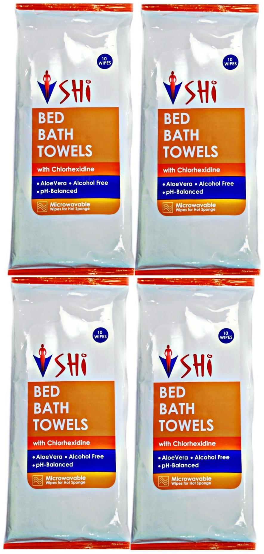 

SHI Bed Bath Towels Cleans Moisturize Skin (Pack of 40)