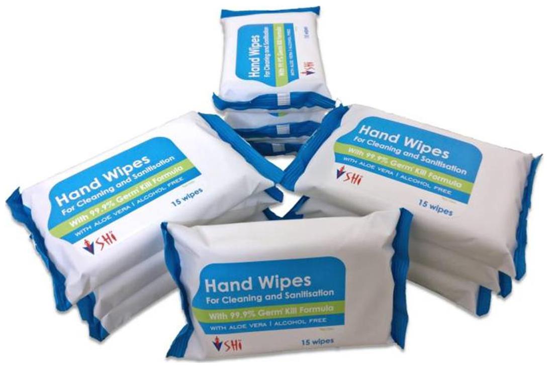 

SHI HAND SANITIZING WIPES PACK OF 10 PACK X 15 WIPES