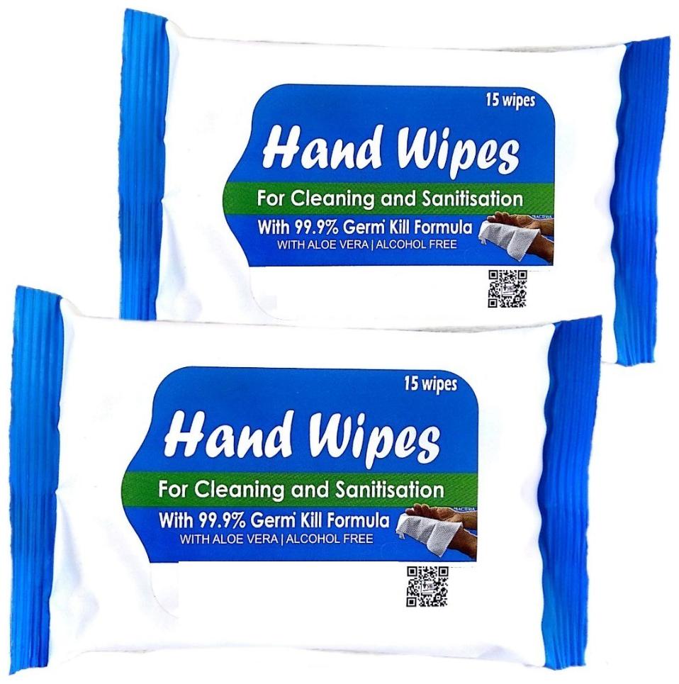 

SHi Hand Wipes Wet Wipes with Aloe Vera for Cleaning and Sanitization Pack of 3 (15 Wipes x 1 Pack)