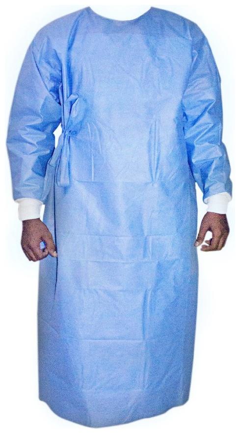 

SHI Pre Sterilized Non Woven Disposable Reinforced Surgical Gown 5 Disposable Gowns (Pack of 5)