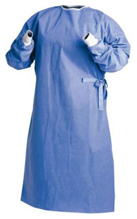 

SHI Pre Sterilized Non Woven Disposable Surgeons Gown 2 Disposable Gowns (Pack of 2)