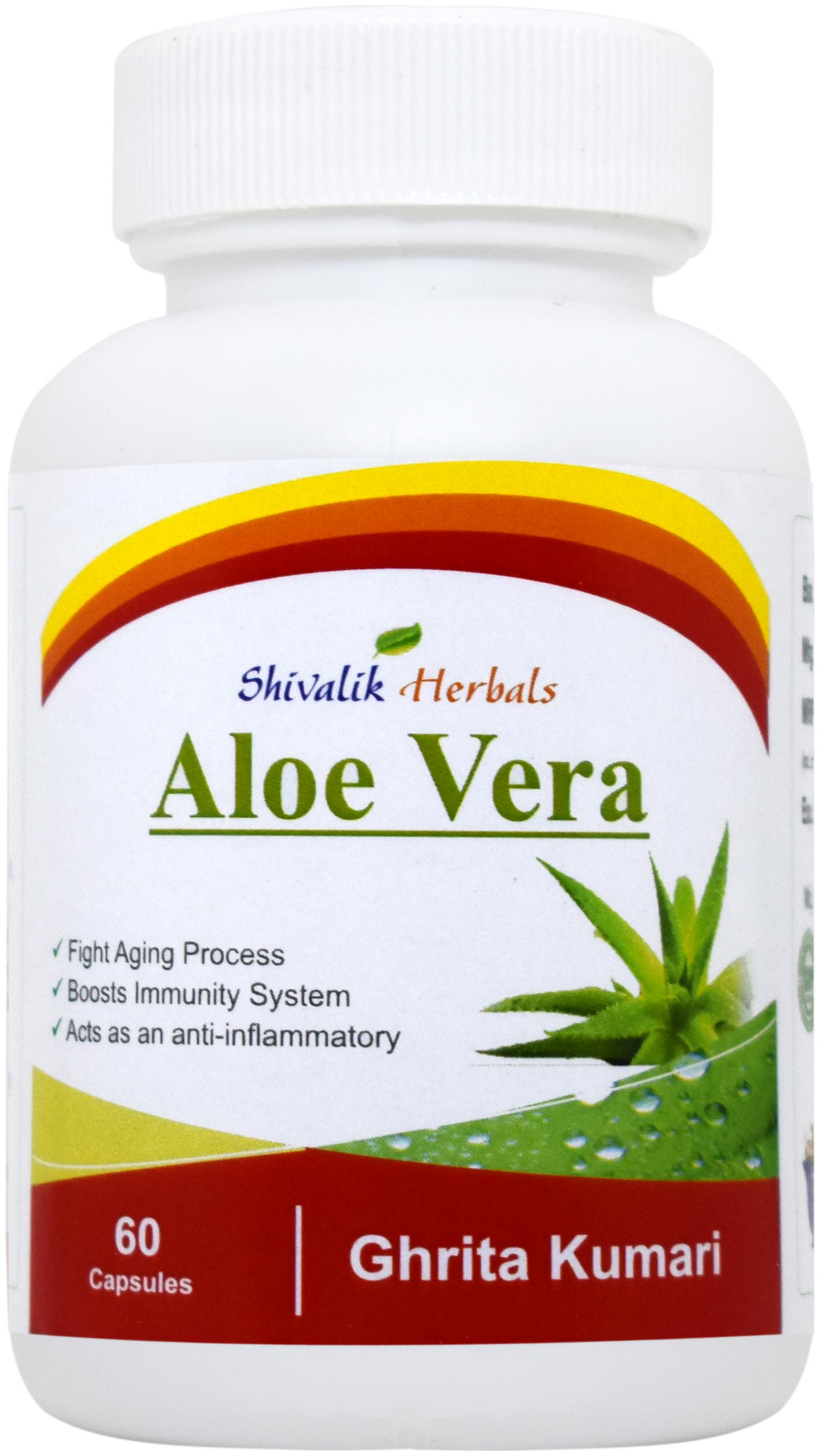 

Shivalik Herbals Aloe Vera 60 Capsules(Pack of 2) Immunity Immunity Booster