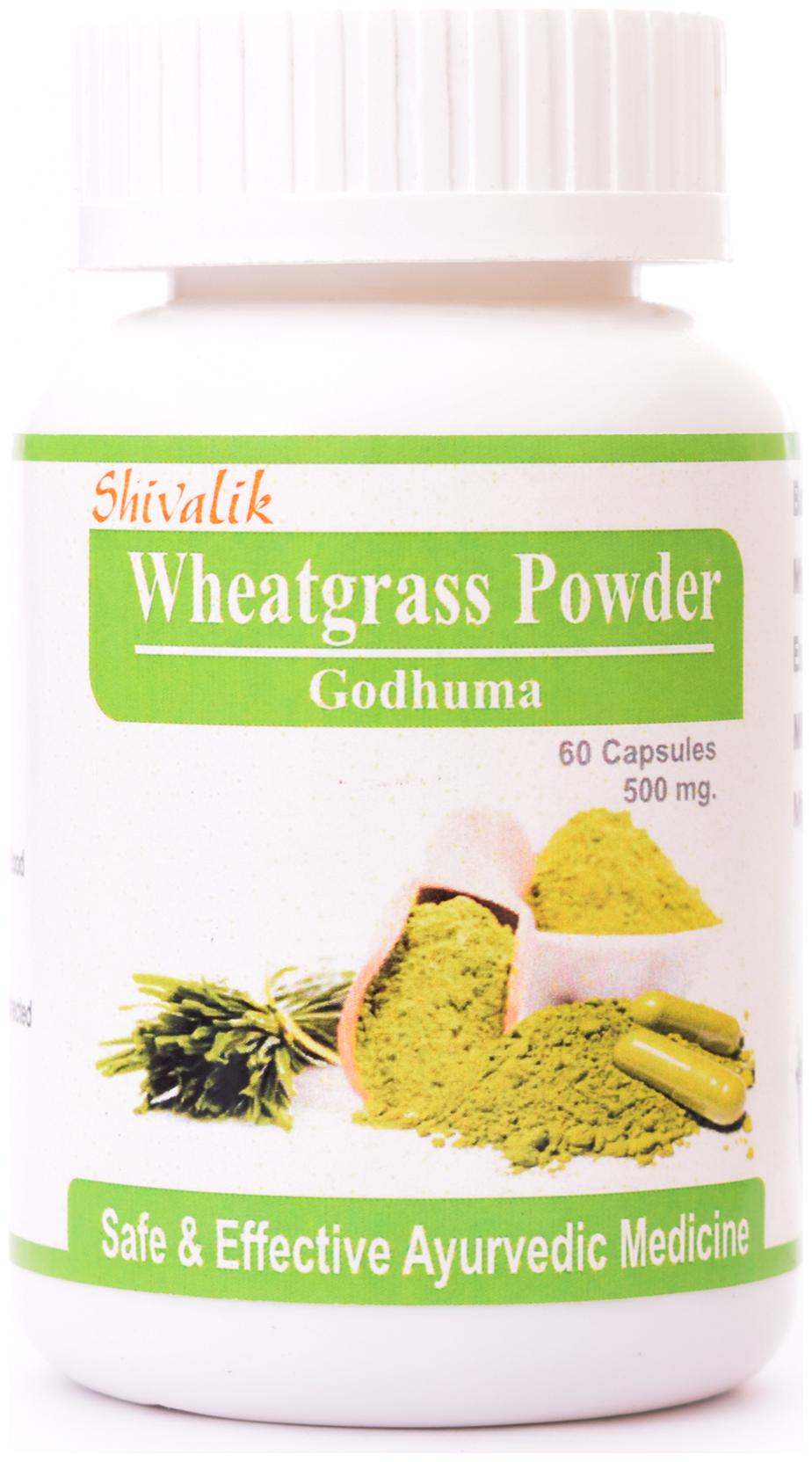 

Shivalik Herbals Wheatgrass Powder 120Capsules