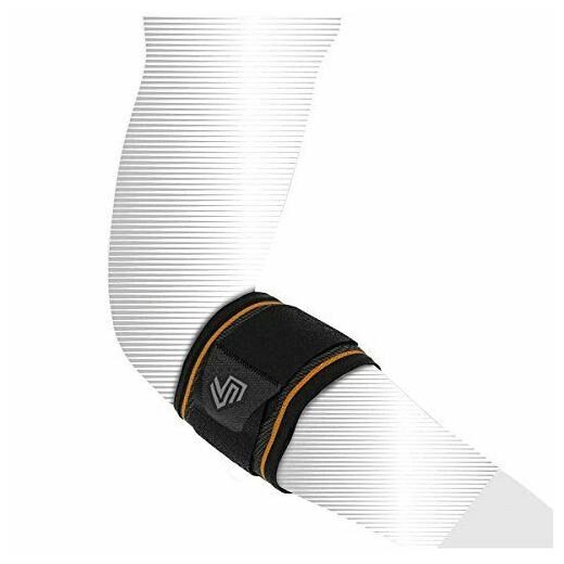 

Shock Doctor Compression Knit Tennis Golf Elbow Sleeve Adult-Large Black Grey