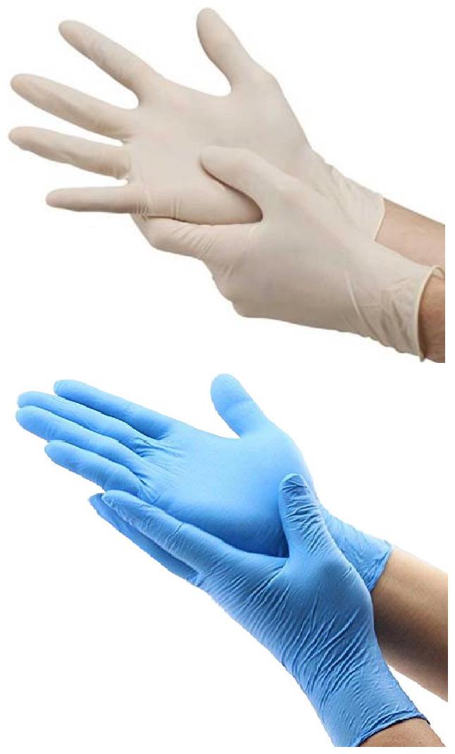 

Shop Shoppee Non-Sterile Powder Free Nitrile(40 gloves) Latex Powdered (40 gloves) Medical Examination Disposable Hand Gloves(Pack of 80)