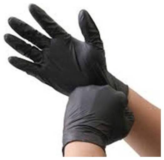 

Shop Shoppee Non-Sterile Powder Free Medical Examination Disposable Nitrile Hand Gloves to Prevent Hand from Infection(Pack of 40) (Black M Size)