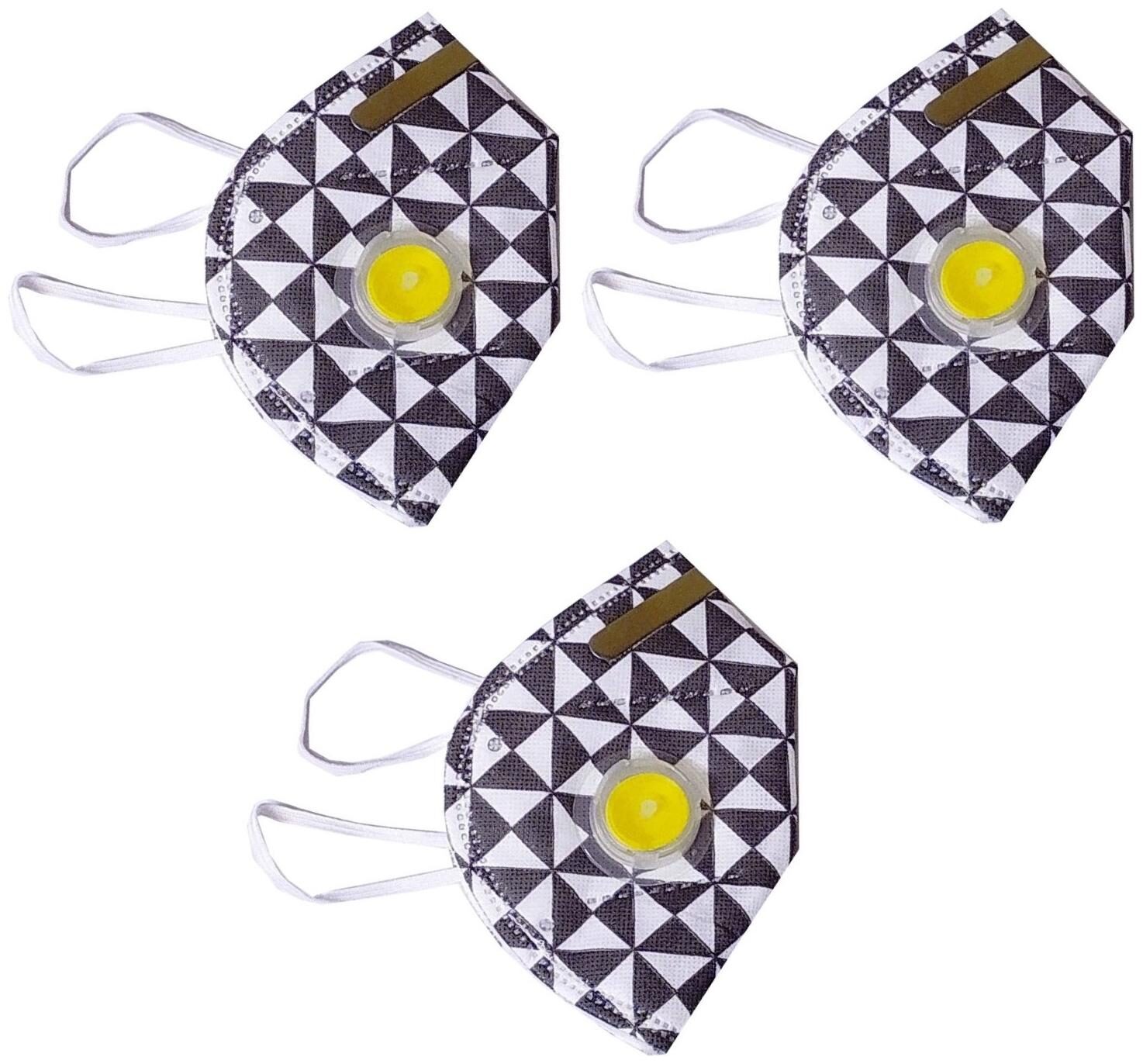 

Shop Shoppee Anti Pollution Activate KN95 Mask with Silicon Filter Anti-Infection Breathable Respiratory Checkered (Washable Reusable)(Pack of 3 )
