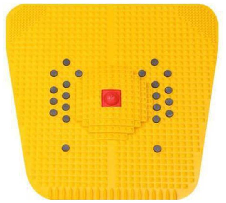 

Shopyfy Acupressure Fitness Yoga Mat For Full Body Fitness Slimming With Magnet Stress Free Massage (Pack Of 1)