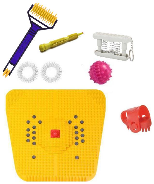 

shopyfy Acupressure 2000 Massager Tools Combo Kit With unique pocket massager