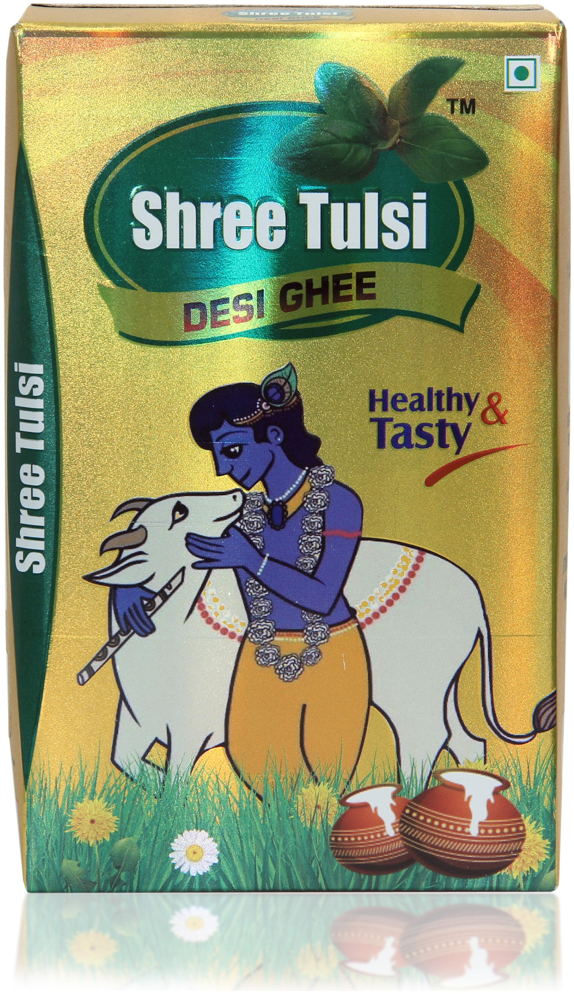 

Shree Tulsi Pure Desi Ghee 1 L Tetra Pack
