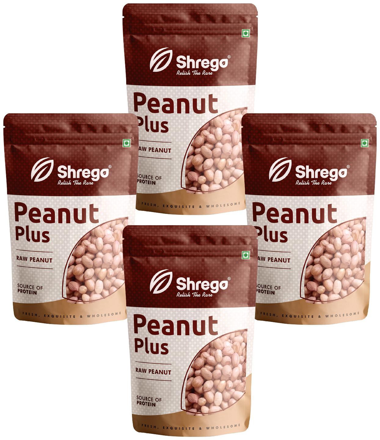 

Shrego Peanut Plus Raw Peanut 200 g each Pack of 4