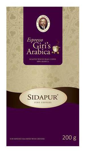 

Sidapur Coffee - Whole Bean Espresso Giris Arabica 200 g