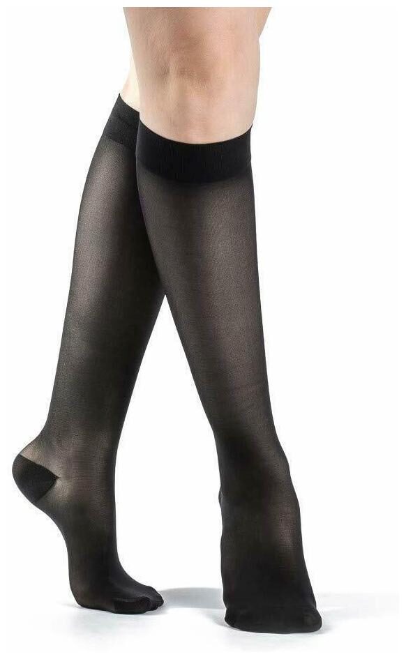 

Sigvaris 782CLSW99 Eversheer Medical Compression Knee-Hi Size LS 20-30mmHg BLACK
