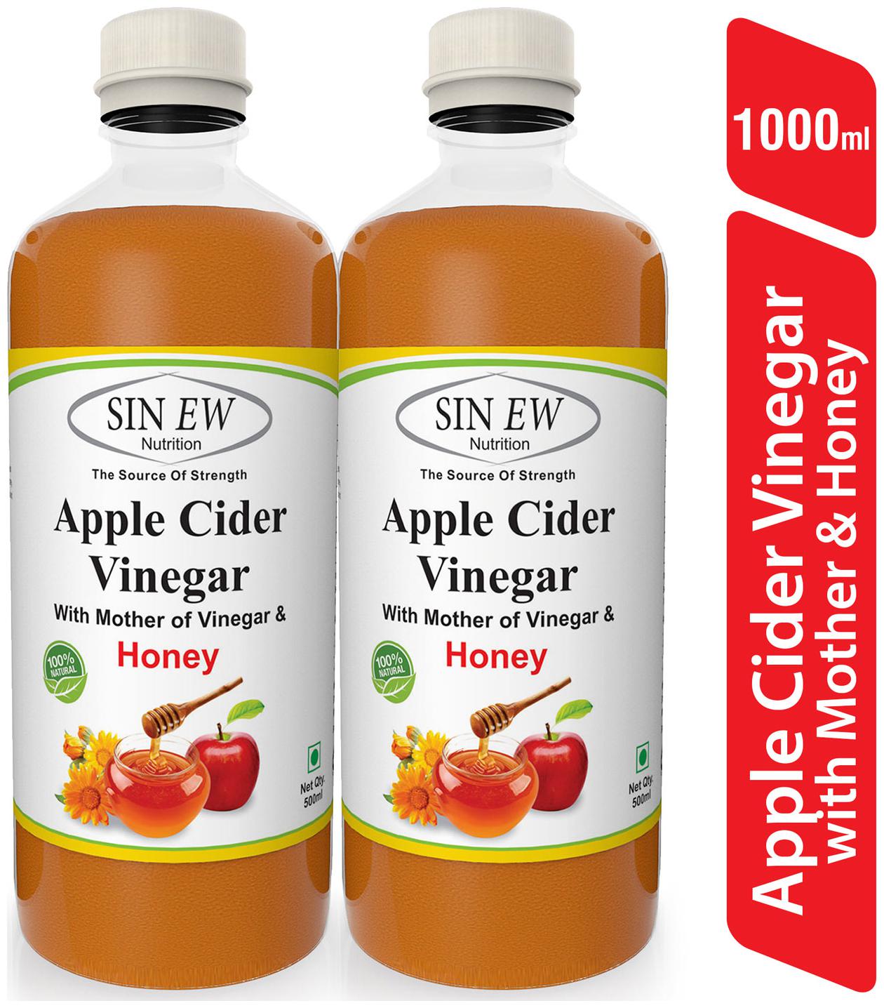 

Sinew Apple Cider Vinegar With Honey 500 ml Pack of 2
